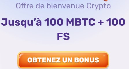 Offre de bienvenue Crypto