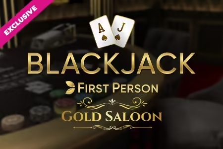  Gold Saloon First Person Blackjack