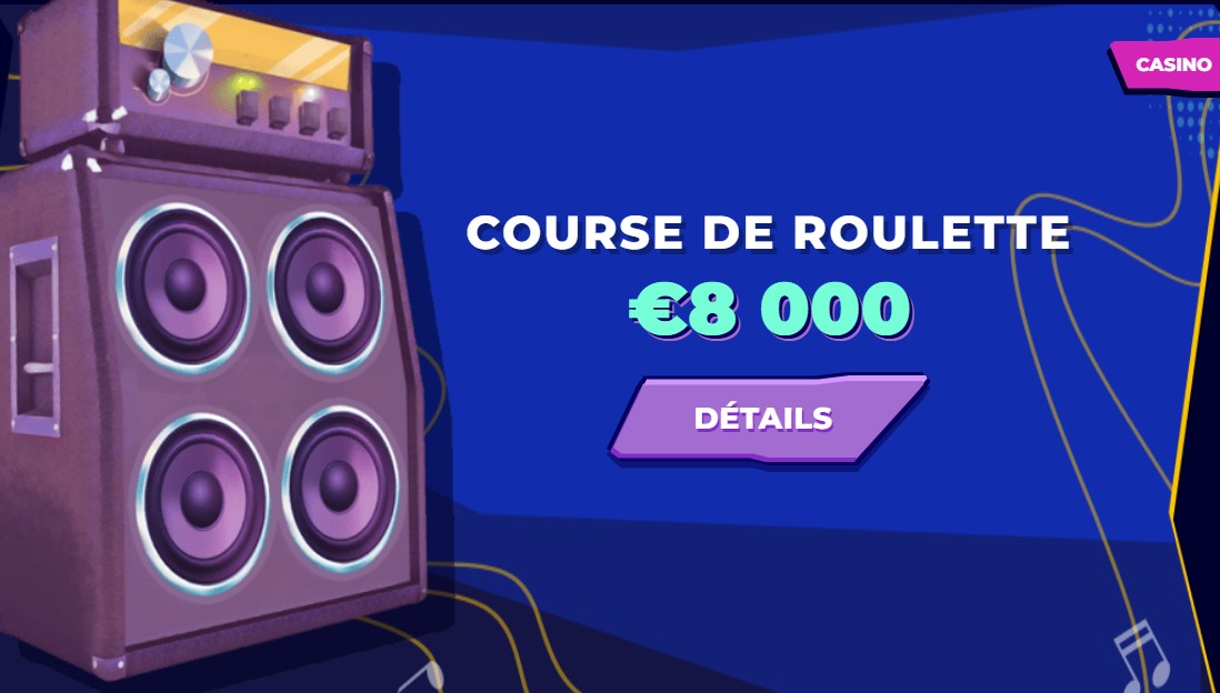 COURSE DE ROULETTE